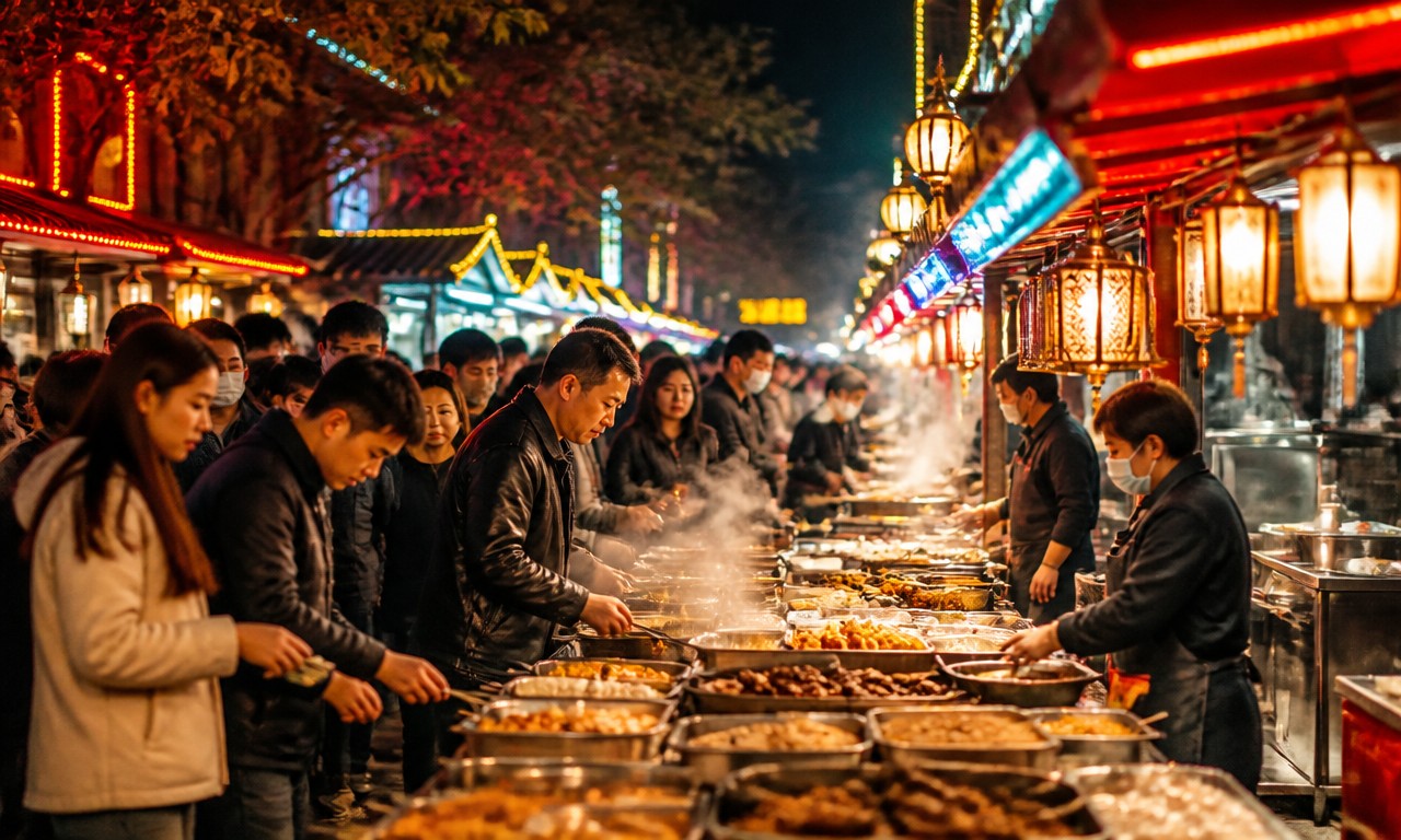 怀远夜市烟火气